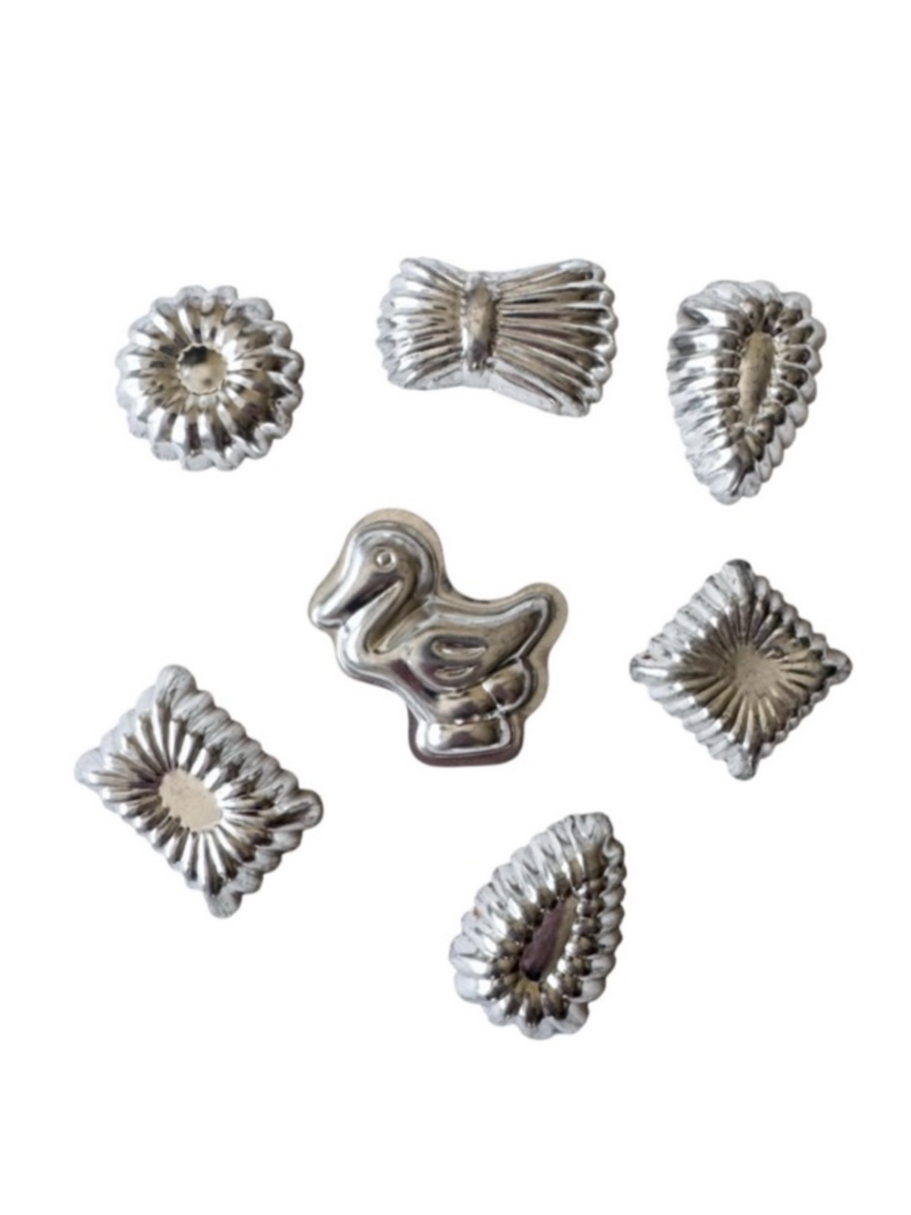 Vintage 1960’s Metal Chocolate Candy Molds